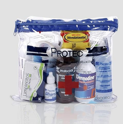 Botiquin Protec Primeros Auxilios Bolsa Cristal Grande