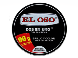 Grasa clasica de 90 g color negro el Oso