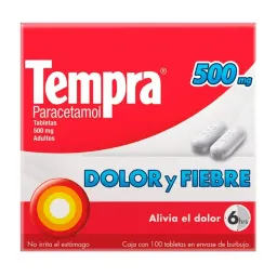 Tempra 500mg Tab 100