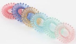Set de ligas chicas de cable de colores 6 piezas Flori