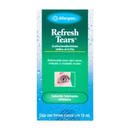 Refresh-Tears Gts 15 Ml (Carboximetilcelulosa)