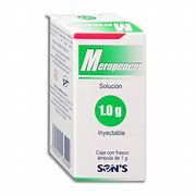 Meropenem iv 1 g sol iny 1 fa sin diluy quimica sons