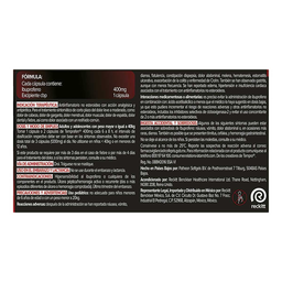 Tempra fen 400 mg 10 cap ibuprofeno Rb Health