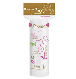 Protec Pads Faciales 100 Piezas Bolsa