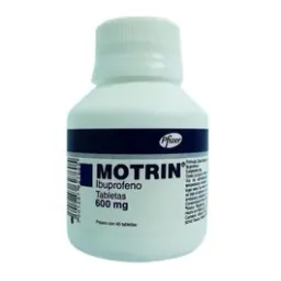 Motrin 600 mg 45 grag ibuprofeno