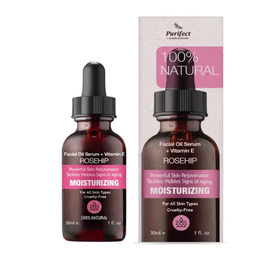 Suero facial de aceite humectante rosa mosqueta vitamina e 60 ml Purifect