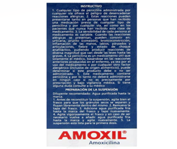 Amoxil 500mg/5ml susp 75 ml amoxicilina