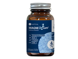 Suplemento con glicinato de magnesio para dormir 60 caps Magnezzzium