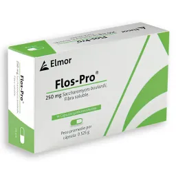 Flos-pro Elmor caja con 14 capsulas (saccharomyces boulardii)