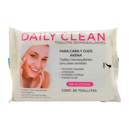 TOALL DESMAQ AVENA DAILY CLEAN 50 PZAS