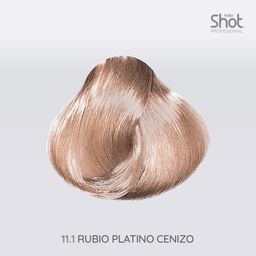 Tinte rubio platino cenizo 90 gr 20 vol Kolor Shot