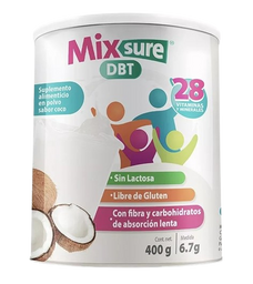 Suplemento alimenticio a base de proteinas sabor coco 400 gr Mixsure Dbt