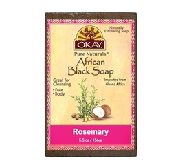 Jabon negro africano de romero 6 oz Okay