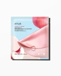 Mascarilla iluminadora de niacina de durazno 70 g  por 4 piezas Anua