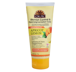 Exfoliante facial de albaricoque y limon para el cuidado de las manchas e hiperpigmentacion 170 gr O