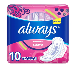 Toallas sanititarias pinkceca c10pad