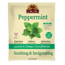 Acondicionador sin enjuague calmante e estimulante de menta 44 ml Okay