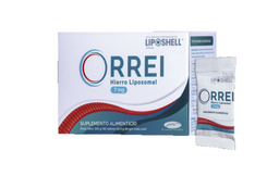 Orrei hierro liposomal 7 mg 30 sobres de 5 g de gel hierro suplemento alimenticio