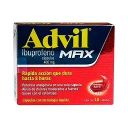 Advil 400 Mg 10 Caps (Ibuprofeno)