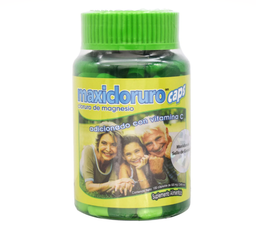 Cloruro de magnesio con vitamica c con 100 caps Maxicloruro