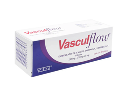 Vascul-Flow 250/225/25 Mg20 Tab (Dobesiltato de calcio/diosmina/hesperidina)