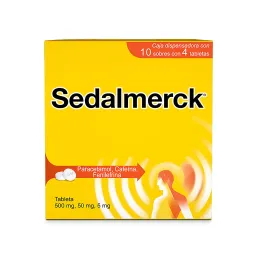 Sedalmerck 500/50/5 Mg 40 Tab (Cafeina/Fenilefrina//Paracetamol)