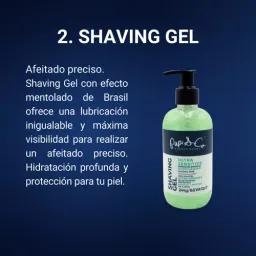 Papi shaving gel 8.8 oz 250 ml Papi Co