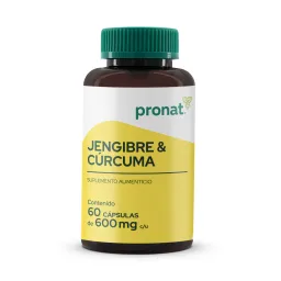 Jengibre Y Curcuma Pronat 60 caps