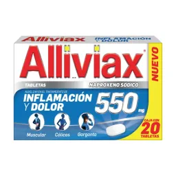 Alliviax 550Mg 20 Tab