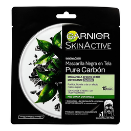 Masc Tela Garnier Pure Carbon