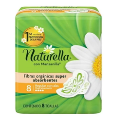 Tas Sanit Naturella  Manzanilla C/A 8Pz