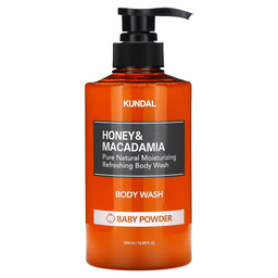 Crema corporal de miel y macadamia baby powder 500 ml Kundal