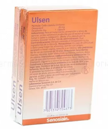 Ulsen 20 Mg C/7 Capsulas 1+1 (Omeprazol)