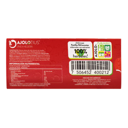 Pastillas refrescantes jengibre hedera 10 pzas Ajolotius