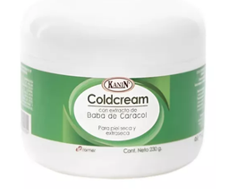 Cold cream con aceite de almendras y baba de caracol Kanin 230 gr