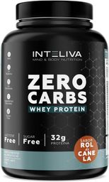Proteina whey zero carbs 1 kg sabor rol de canela Inteliva