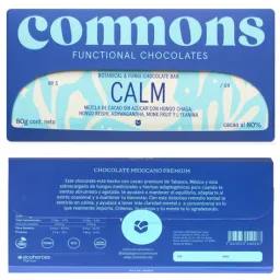 Chocolate calm vegano Commons 80 g
