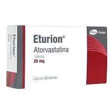 Eturion 20 mg 30 tabletas vital atorvastatina