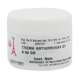 Crema antiarrugas 50 gr 1 pza