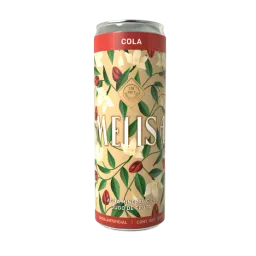 Refresco saludable de cola endulzado con jugo de fruta 355 ml Melisa