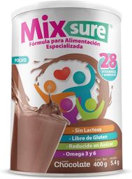 Suplemento alimenticio a base de proteinas sabor chocolate 400 gr Mixsure Dbt