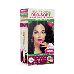 Tinte sin amoniaco n1 negro 60 g natural Duo Soft