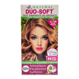 Tinte sin amoniaco r8 rubio claro 60 g natural Duo Soft