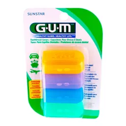 Capuchones Gum P/Cepillo Dent C/4piezas
