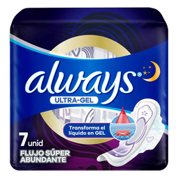 Tas Sanit Always U-Fina Nocturna C/A C/7