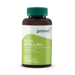 Alga Spirulina Frasco Pronat 500 Mg 90 caps