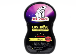 Esponja lustradora para calzado lustroso color negro el Oso