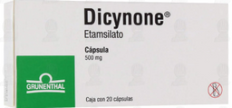 Dicynone 500 Mg 20 Caps (Etamsilato)