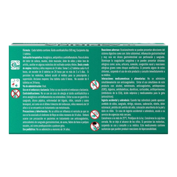 Aspirina C/40 Tabletas 3 Pack