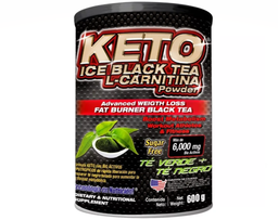 Keto ice black tea F&nt 600 gr sabor te negro